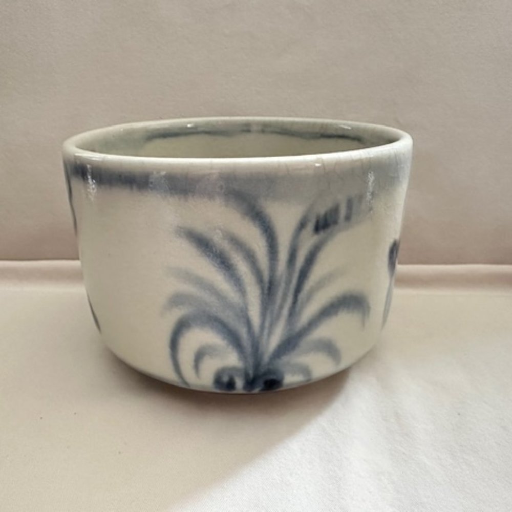 Vintage Flower Dragonfly Bowl - Picture 2 of 7
